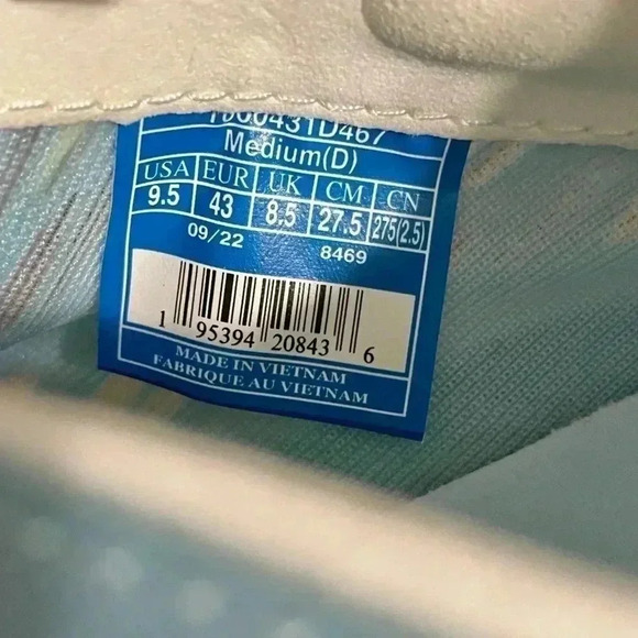 Brooks ELMN8 M8 W9.5 Unisex Running Shoe Blue Glow/Nightlife/Red (1000431D467) - Picture 13 of 16